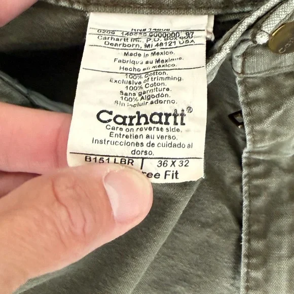 Used Men’s Carhartt Pants - Picture 2 of 4
